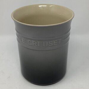 Le Creuset utensil crock holder ceramic light grey ombre 6 in. 1.1 liter